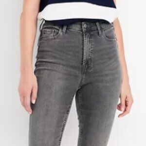 Extra High-Waisted Rockstar 360° Stretch Super-Skinny Jeans Size 14